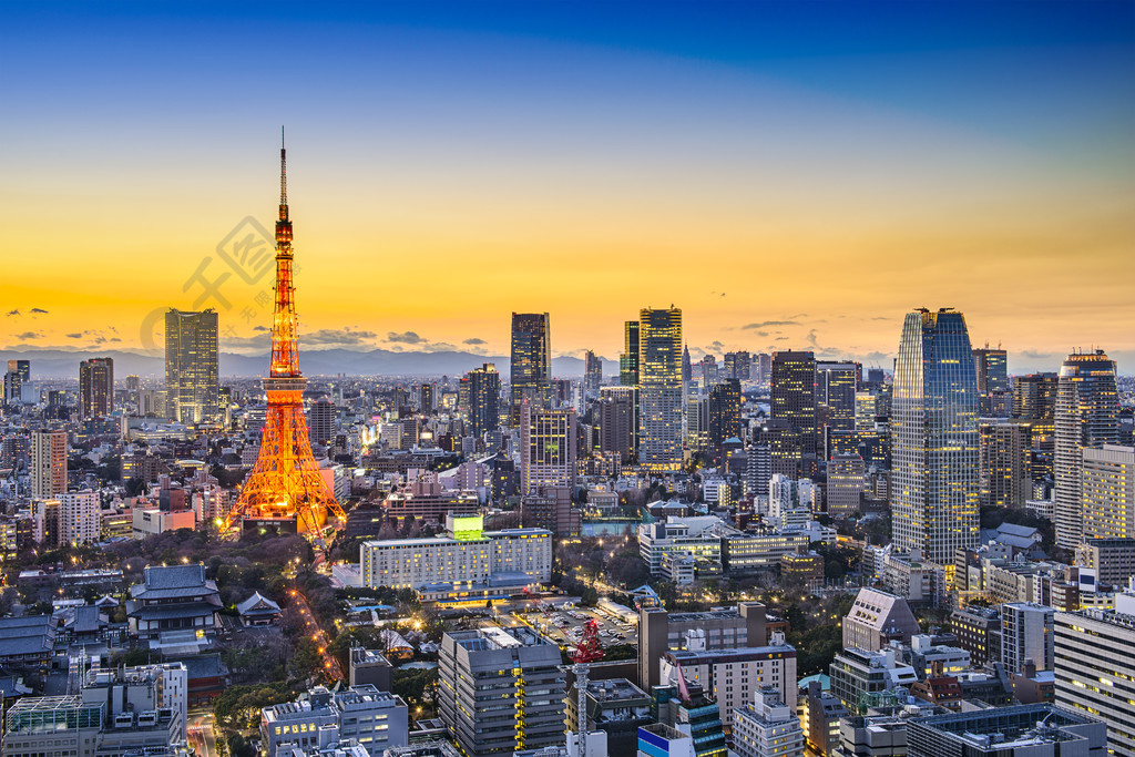 東京日本城市天際線1年前發佈