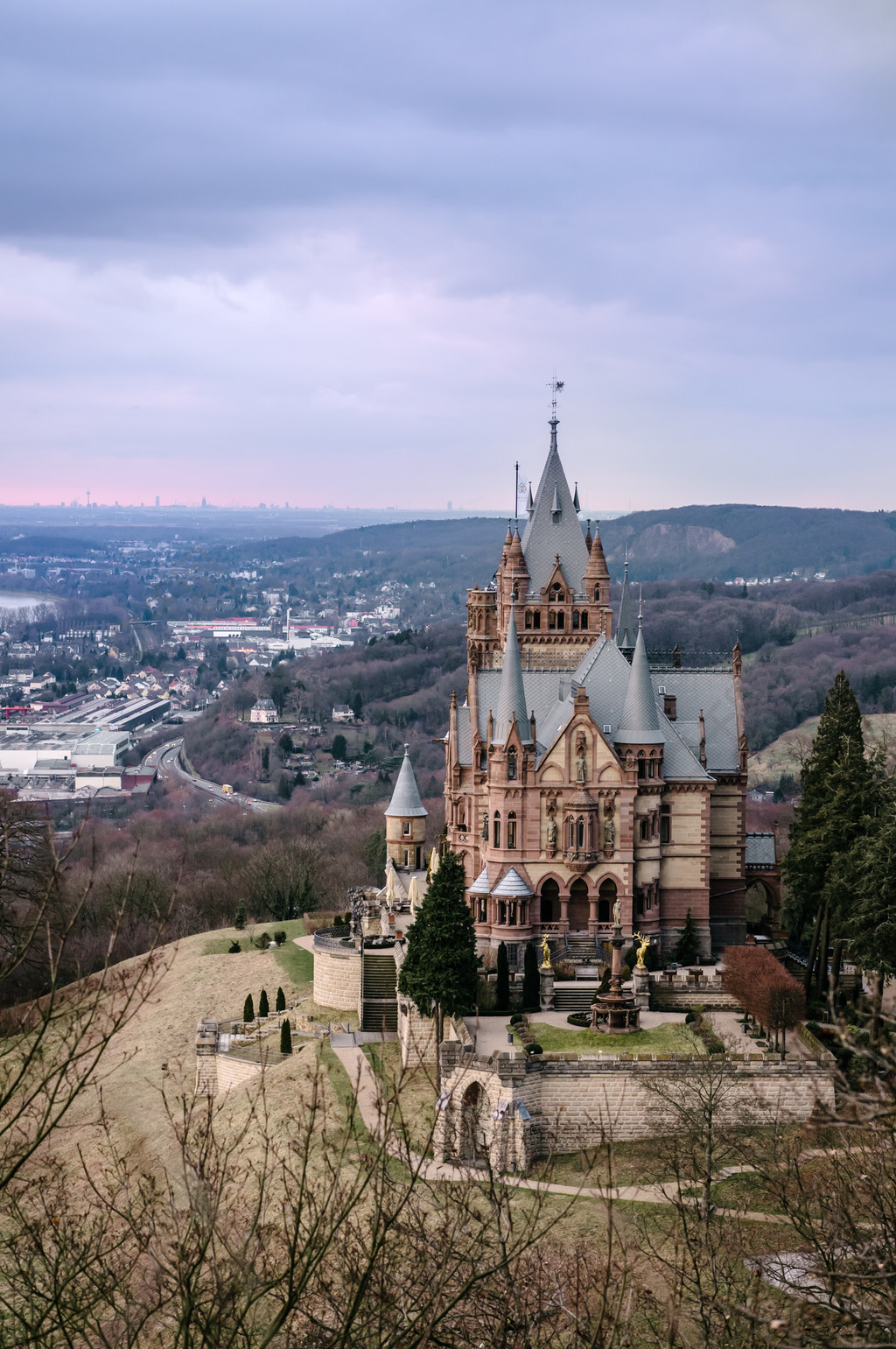 drachenschloss 城堡的黄昏建筑/城市免费下载_jpg格式_1650像素_编号