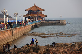 【青島棧橋 簡筆畫】圖片免費下載_青島棧橋 簡筆畫素材_青島棧橋 簡