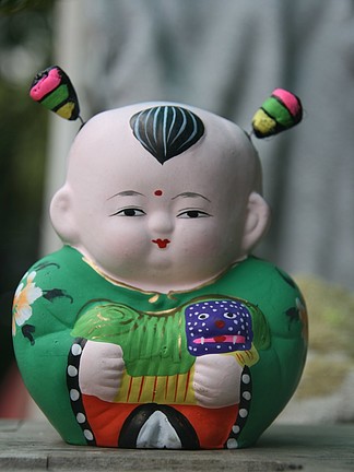 中国娃娃阿福阿喜图片