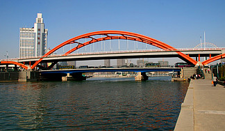 天津金刚桥照片图片