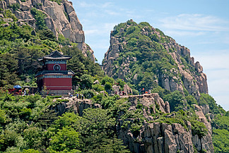 68簡約時尚泰山旅遊宣傳海報1068176泰山雲景旅遊海報