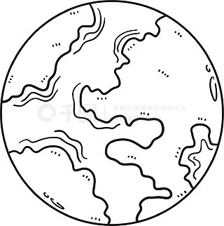 地球板块简笔画图片